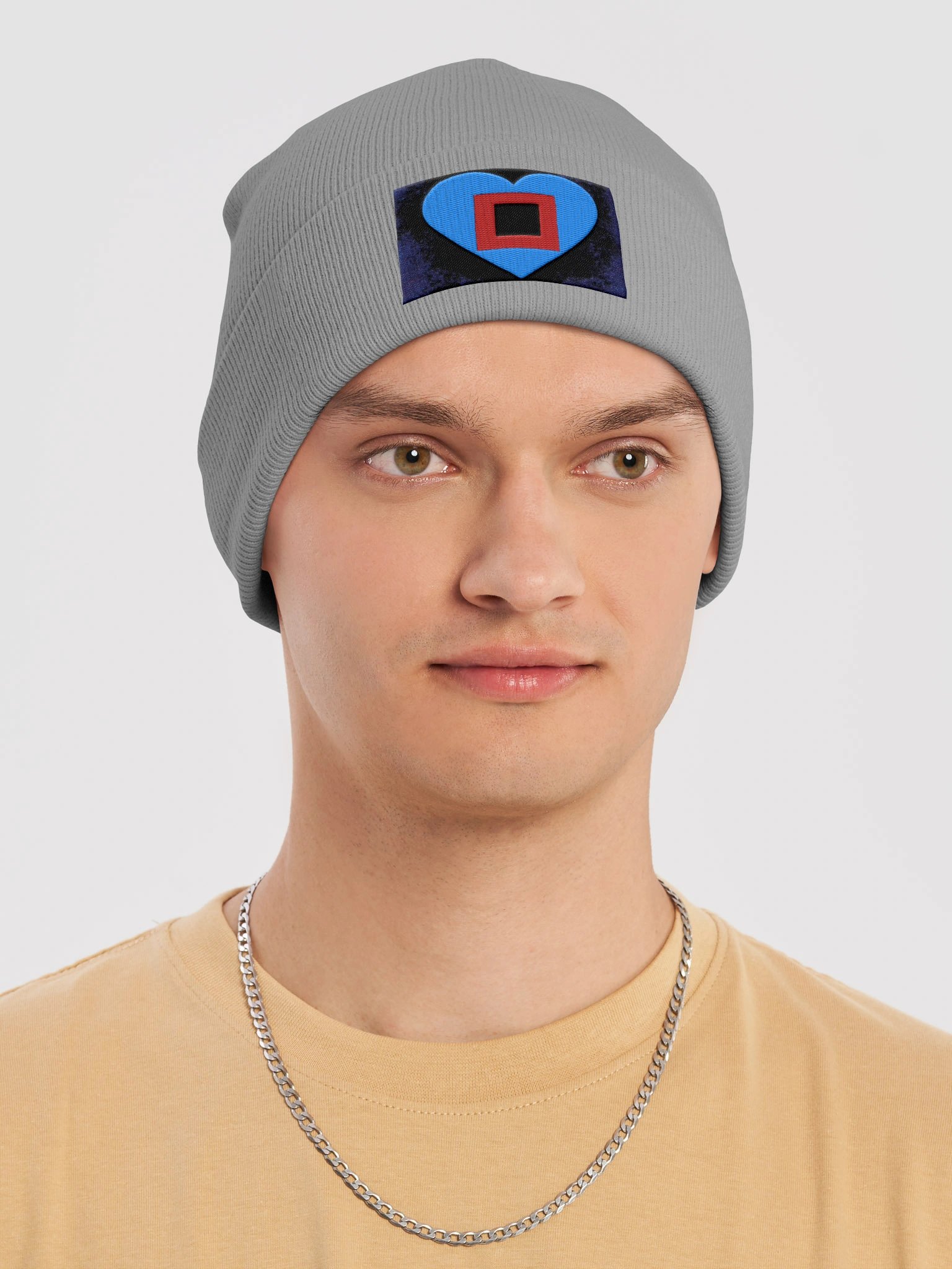 Blue Heart Graphic Otto Knit Beanie product image (6)