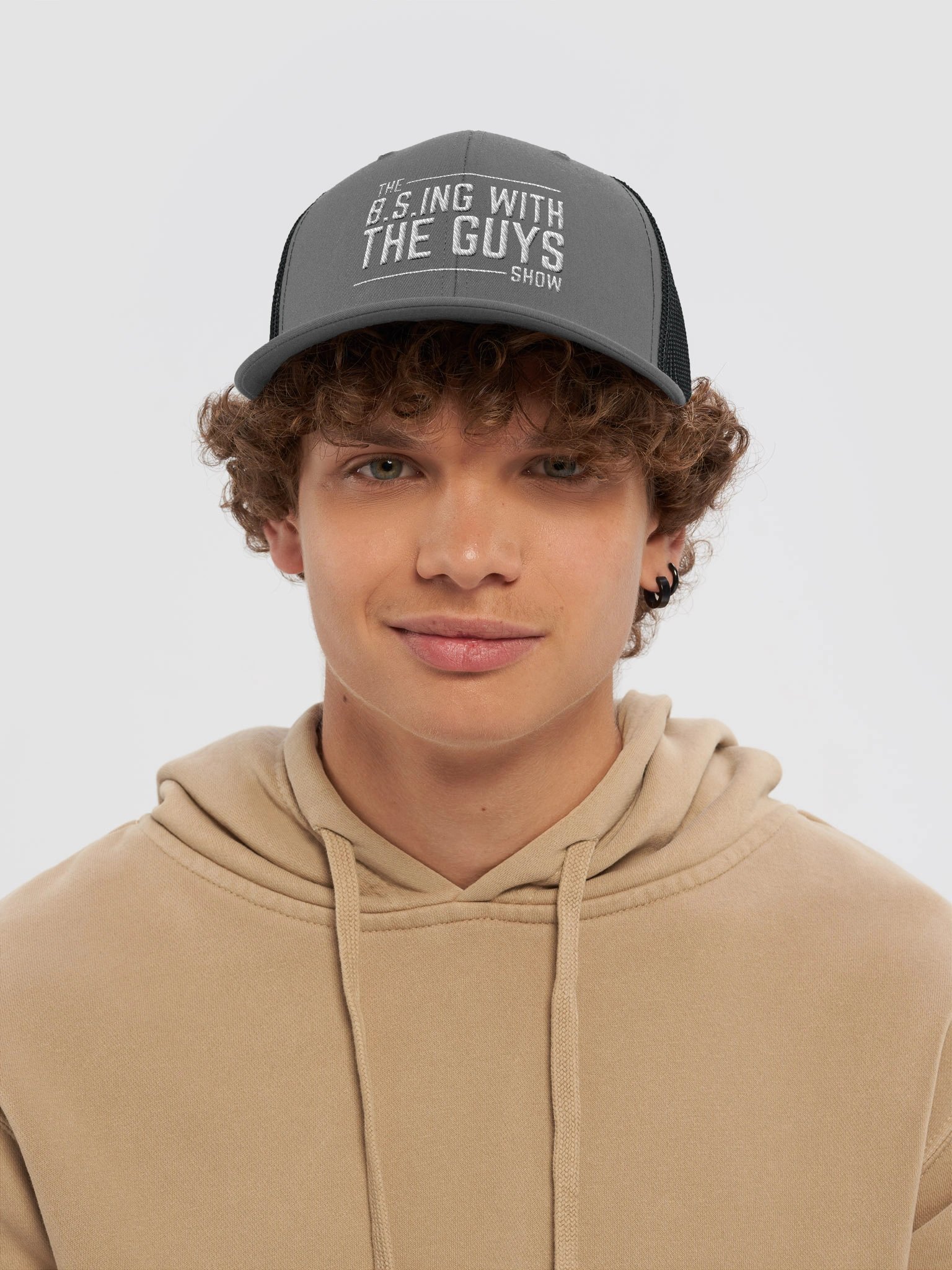 B.S.ing With The Guys BOLD logo Trucker Hat product image (5)