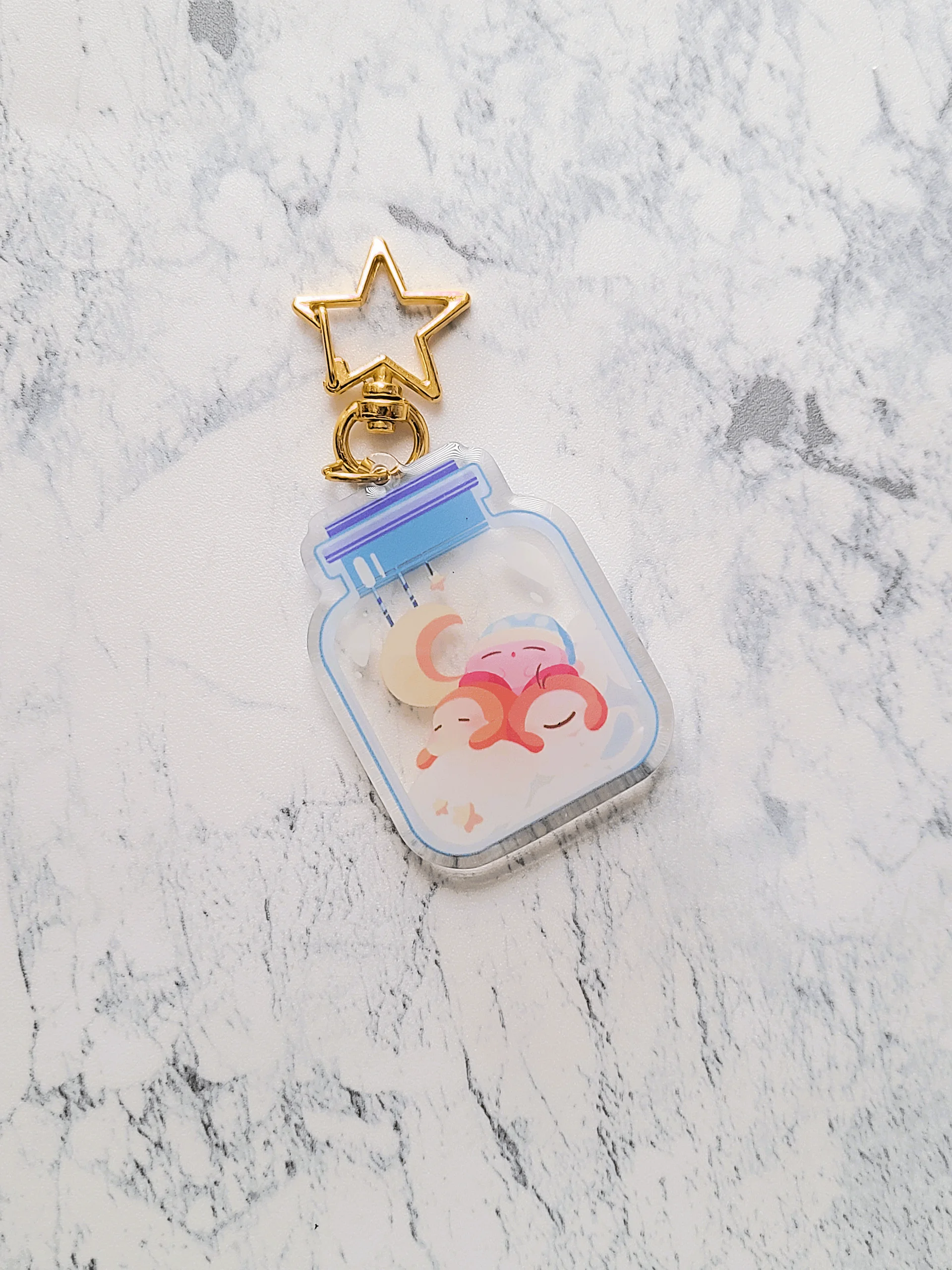 Charms | Sleep Kirby Jar Charm product image (1)