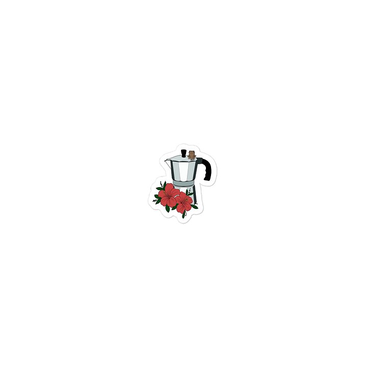 Cafetera Boricua (Sticker) product image (1)