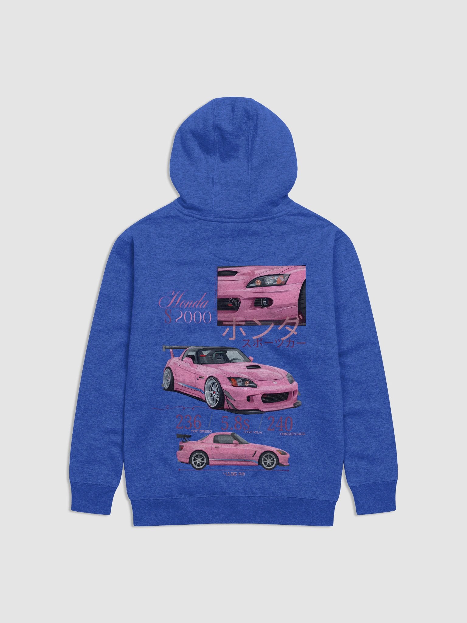 Honda S2000 Car Performance For Auto Car Lovers Unisex Hoodie product image (2)