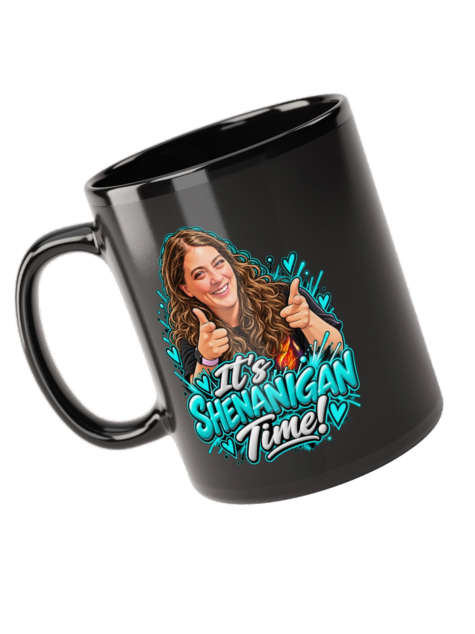 It's Shenanigan Time Black Glossy Mug product image (5)