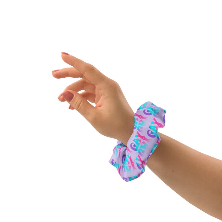 Gay Reflections Scrunchie with Bow product image (1)