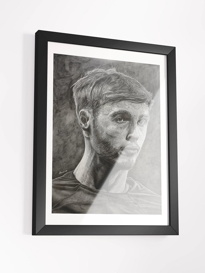 " 'Cole Palmer Fan-Art Portrait' - (With Frame)" product image (2)
