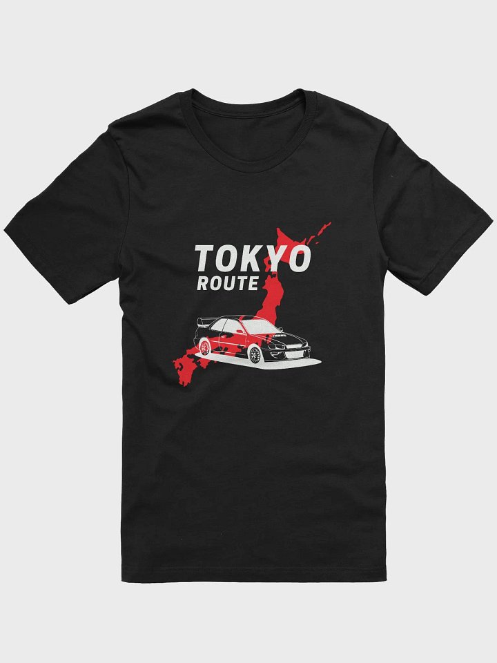 Tokyo Route Car Red Outline T-Shirt product image (6)