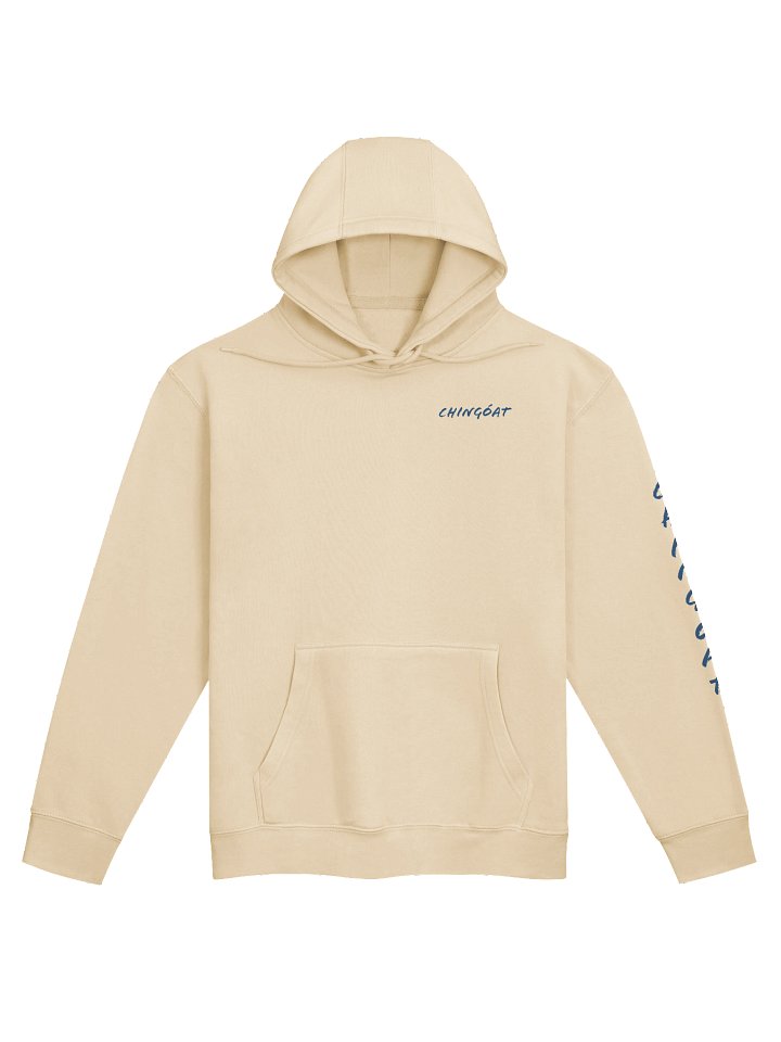 "I walked a goat and I liked it" sandshell (a.k.a. cream) -Adult size- hoodie product image (2)