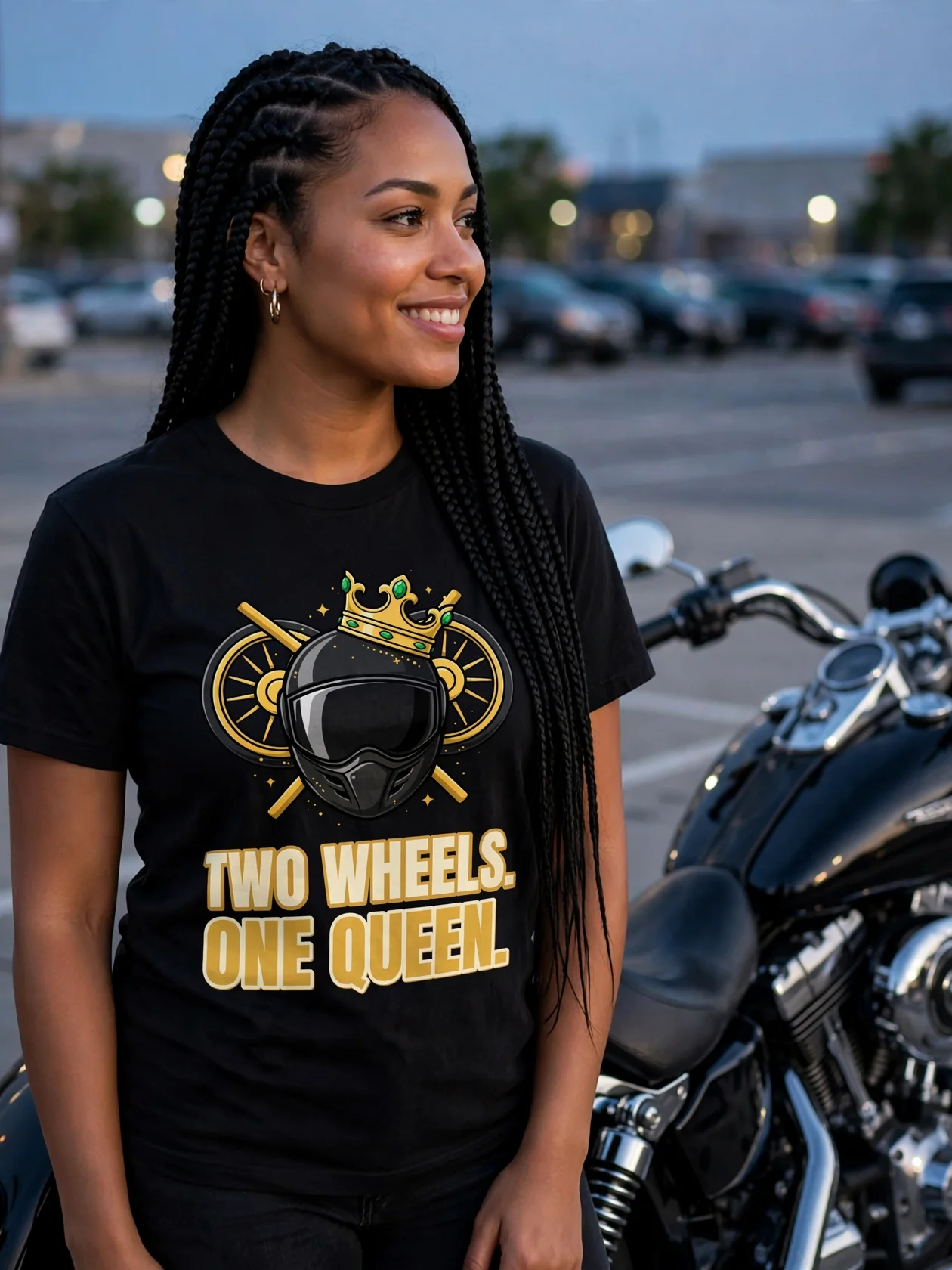 Two Wheels One Queen Tee product image (25)