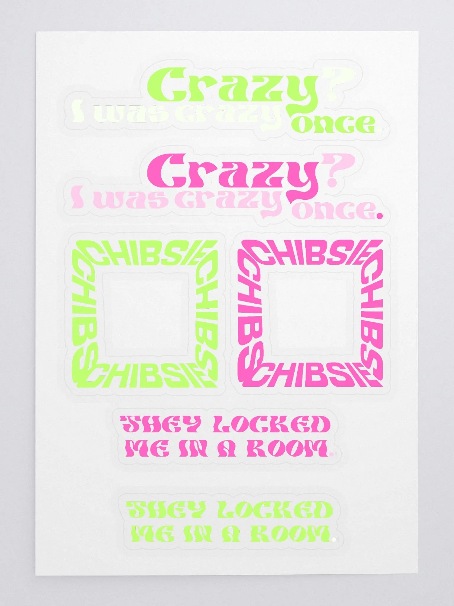 Stickers - CRAZY? product image (3)