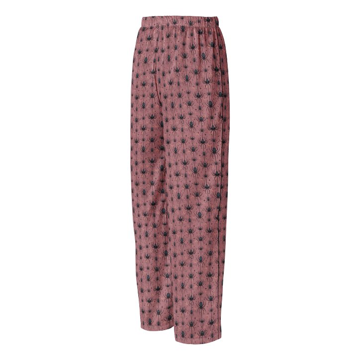 Spooky Spiders Halloween Pajama Pants in Dusty Pink product image (2)