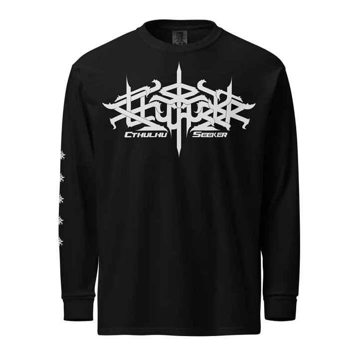 CthulhuSeeker Logo Longsleeve -Comfort Colors- product image (1)
