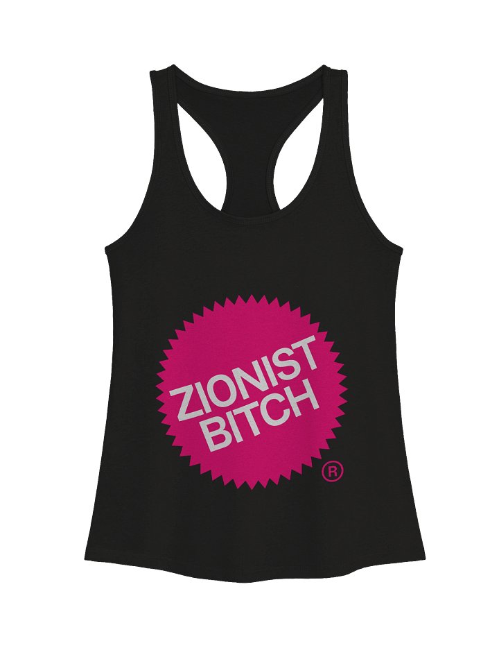Zionist Bitch Label Tank (Black) product image (1)