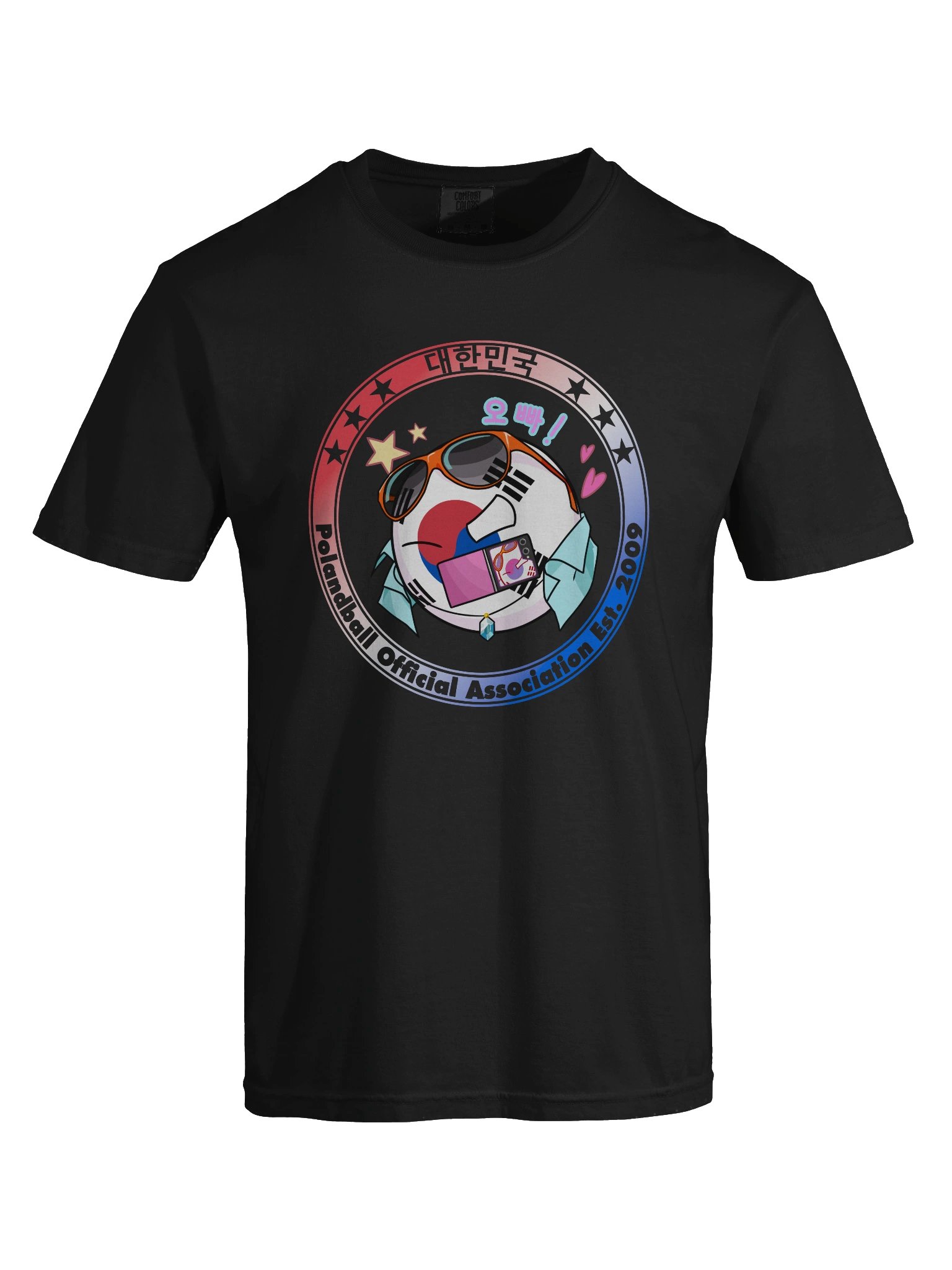 Polandball Official Association T-shirt - South Korea product image (1)