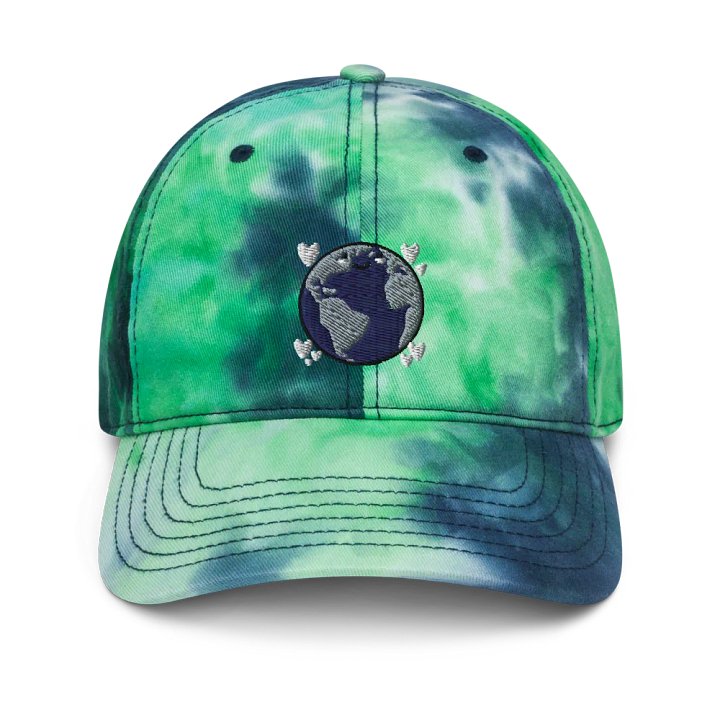 Planet Love Tie-Dye Hat product image (1)