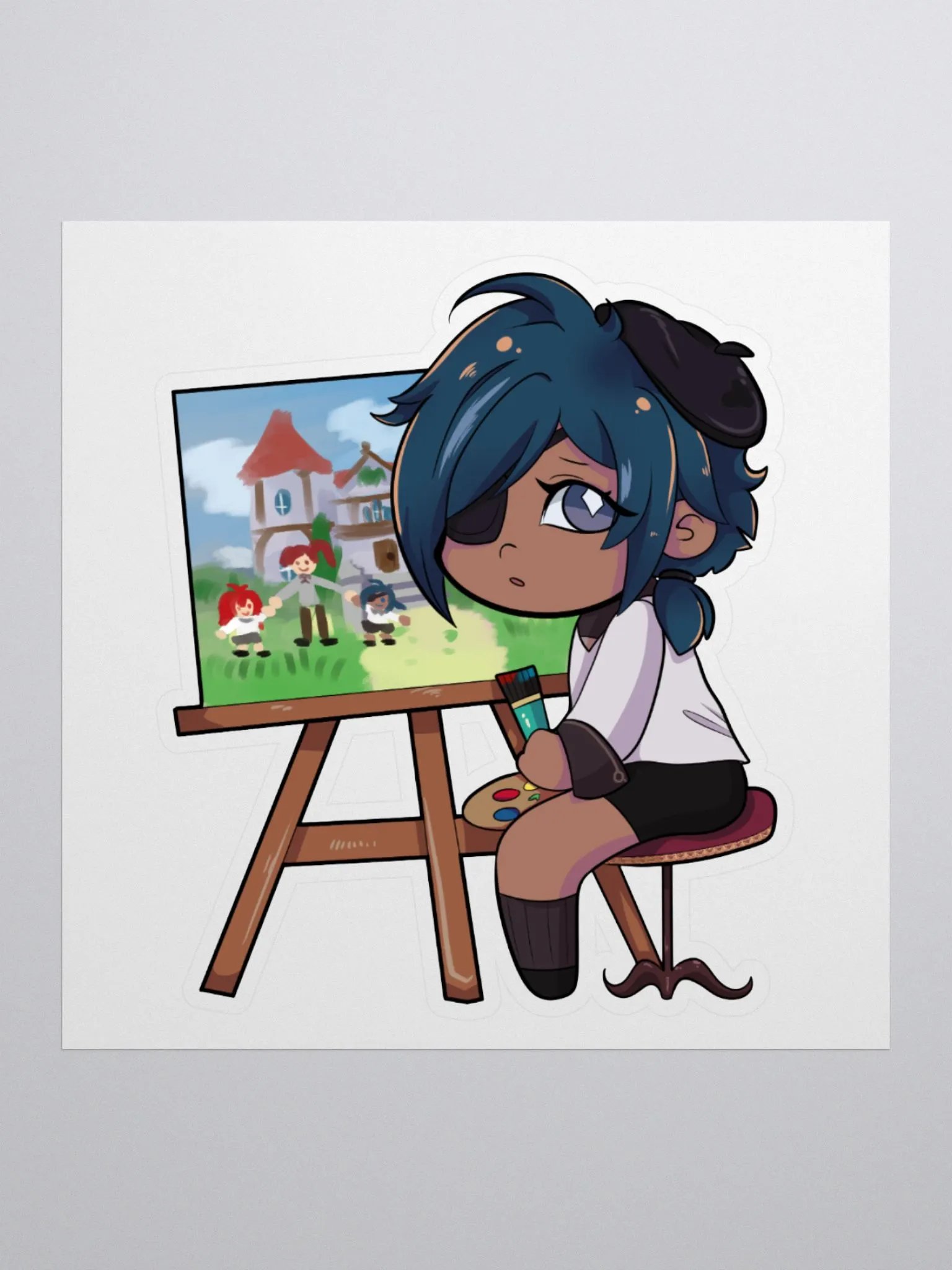 Painter Baby Kaeya Sticker (Genshin Impact) product image (1)