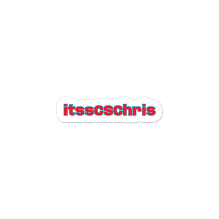 itsssCSChris Sticker product image (1)