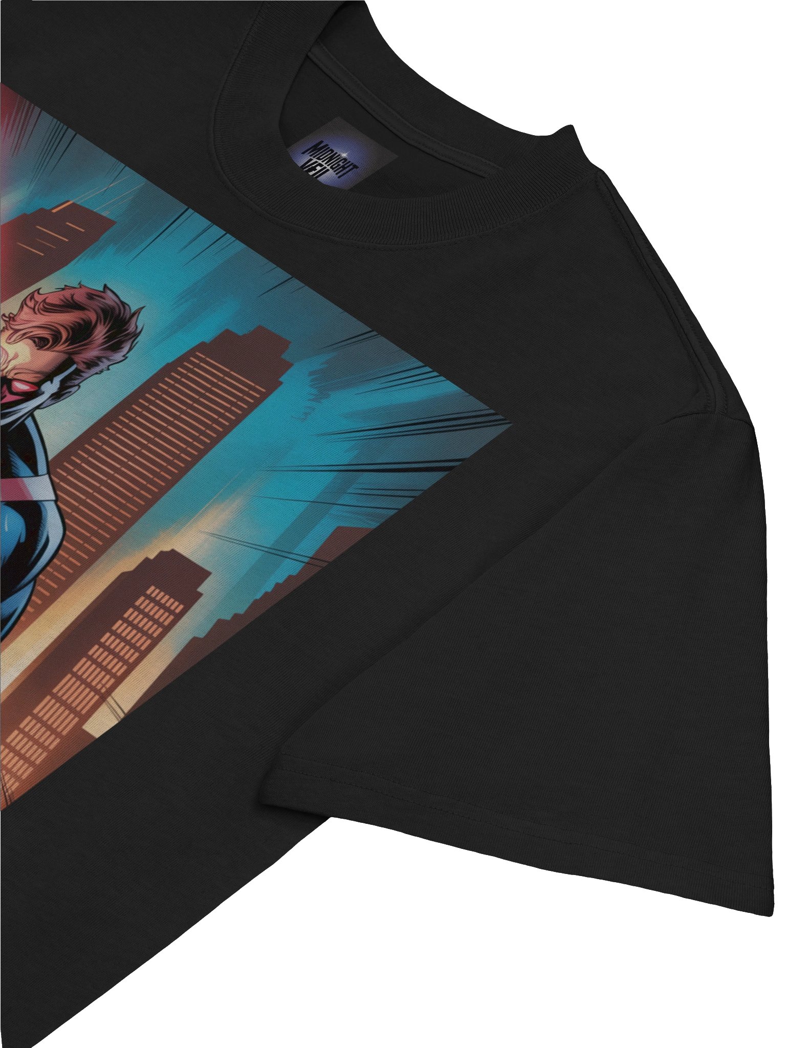 Cyclops Metropolis Mayhem Oversized Faded T-Shirt – Crimson City Sentinel product image (7)