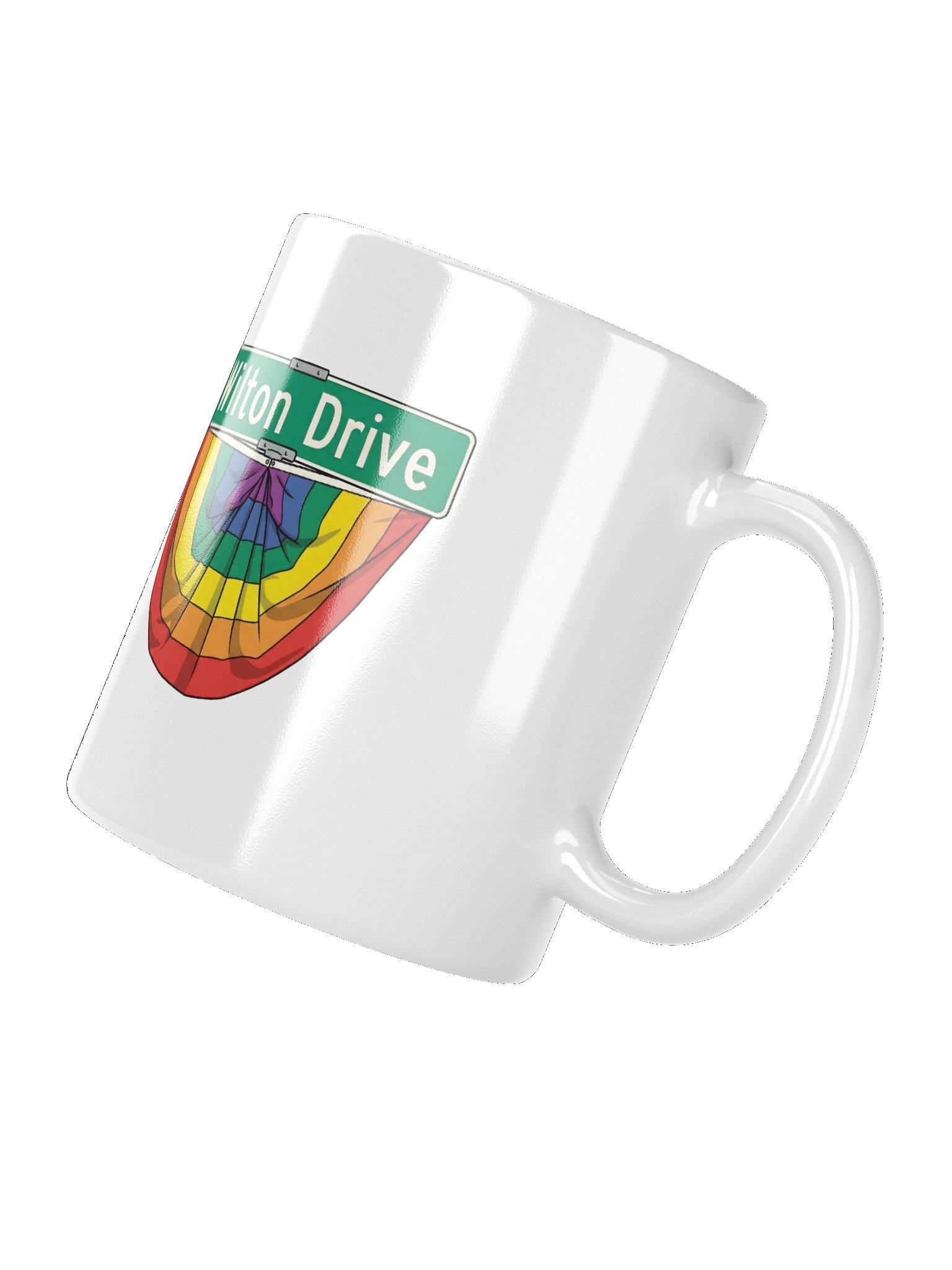 Wilton Drive Rainbow Pride Street Sign Mug product image (8)