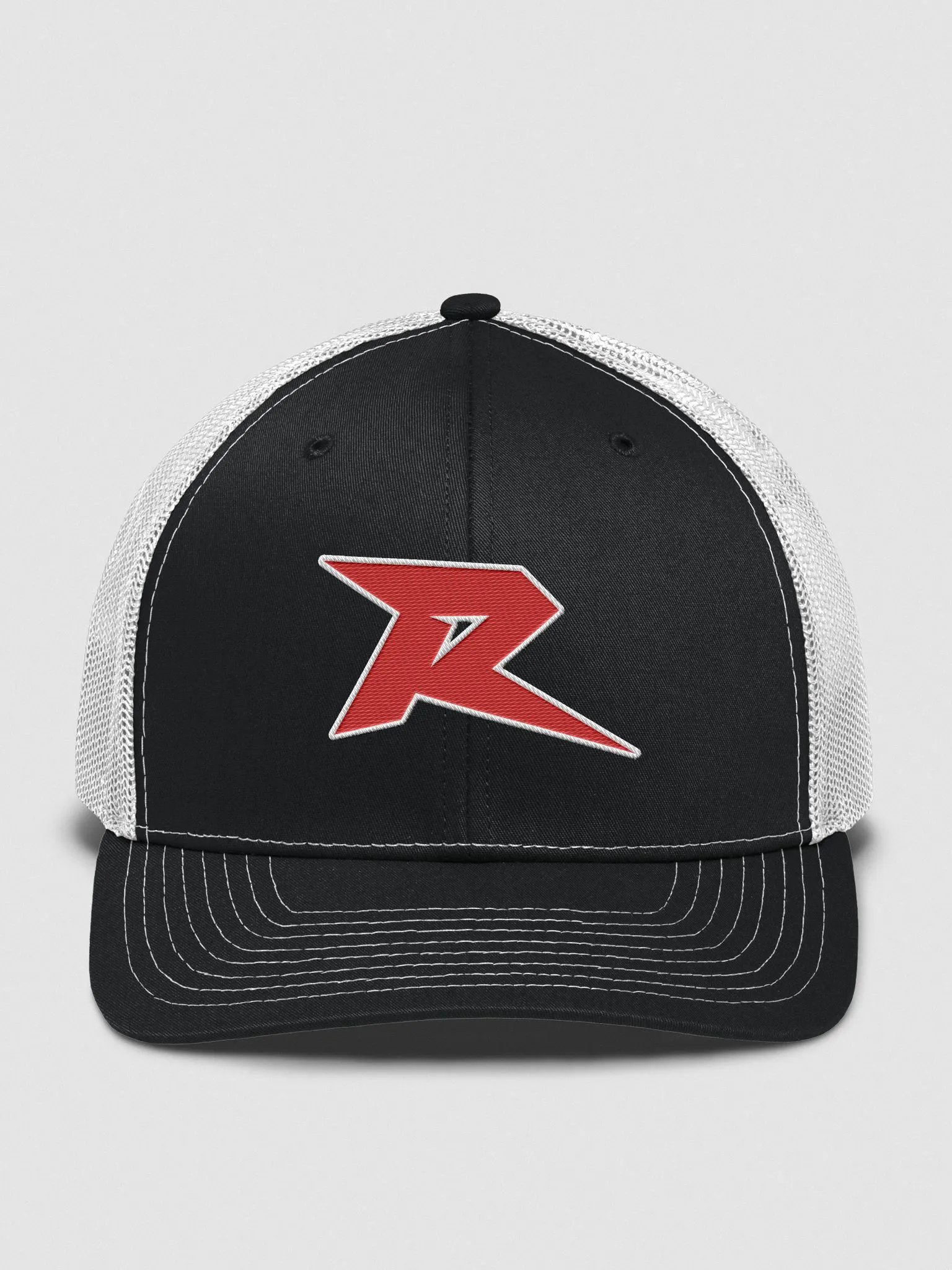 RED BEARD LOGO TRUCKER HAT ( White/Black ) product image (1)