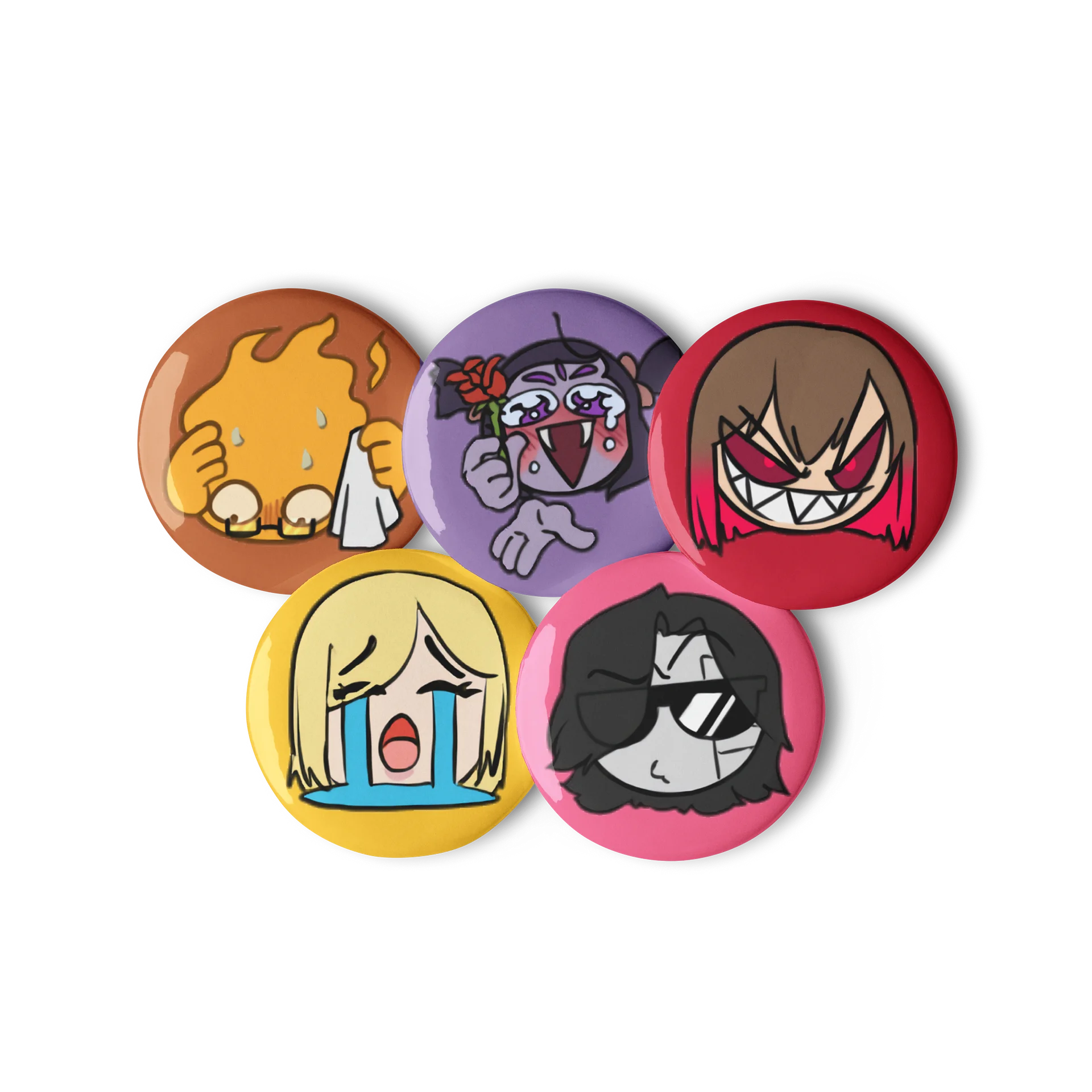 Character Pin Button Set 3 🧷 NEO Madness product image (1)