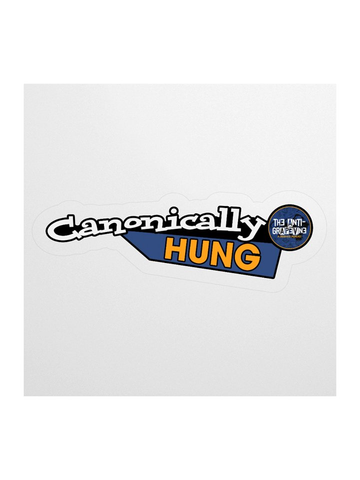 Canonically Hung Sticker - Version 3 product image (1)
