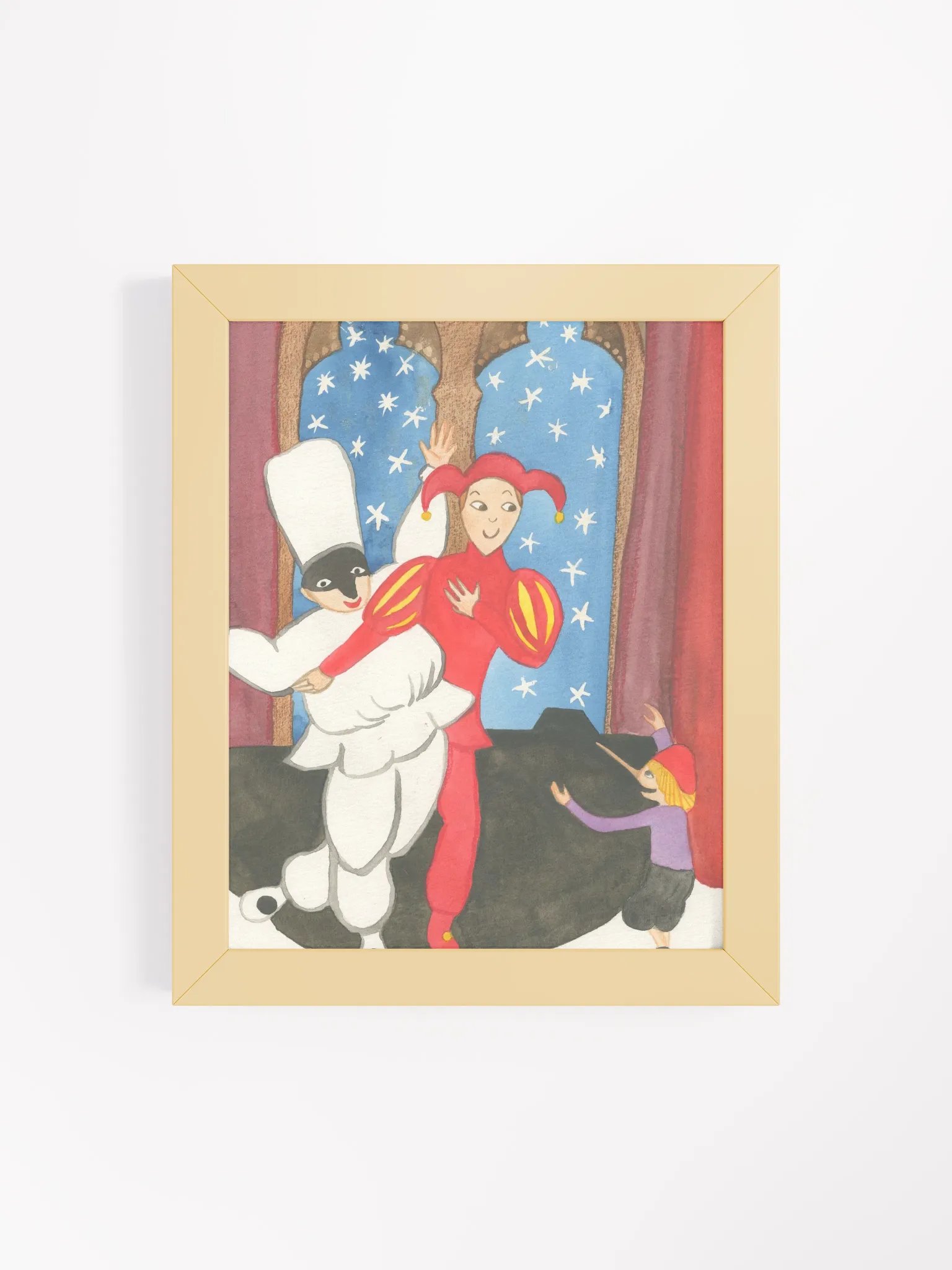 Pinocchio Meets His Brothers Framed Pirn product image (39)
