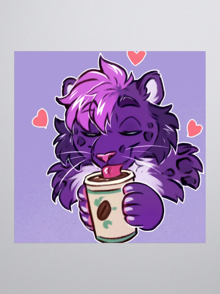 5x5 Hot chocolate Lick Sticker product image (1)