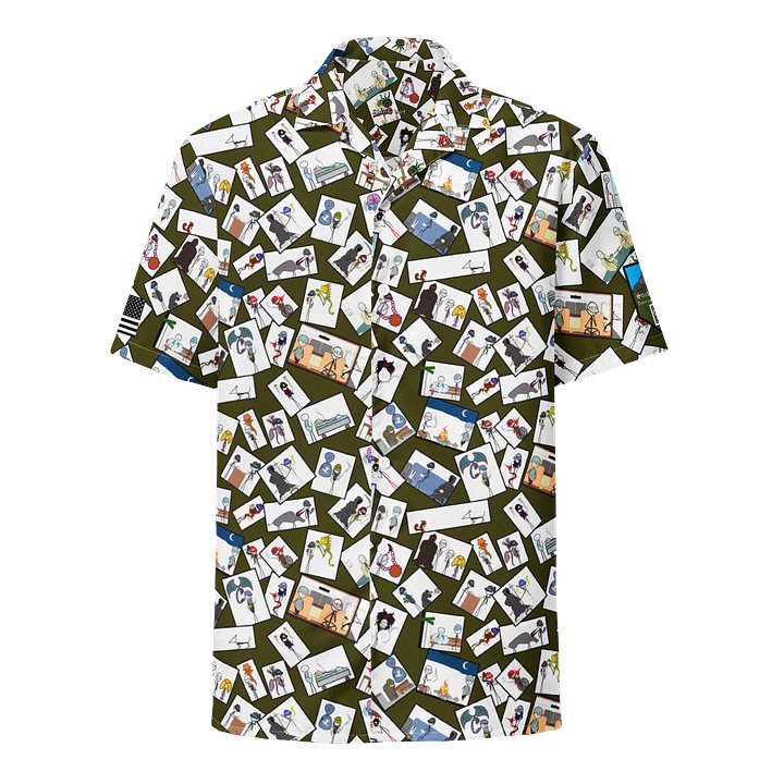 Sticks & Demons Hawaiian Shirt Grn product image (1)
