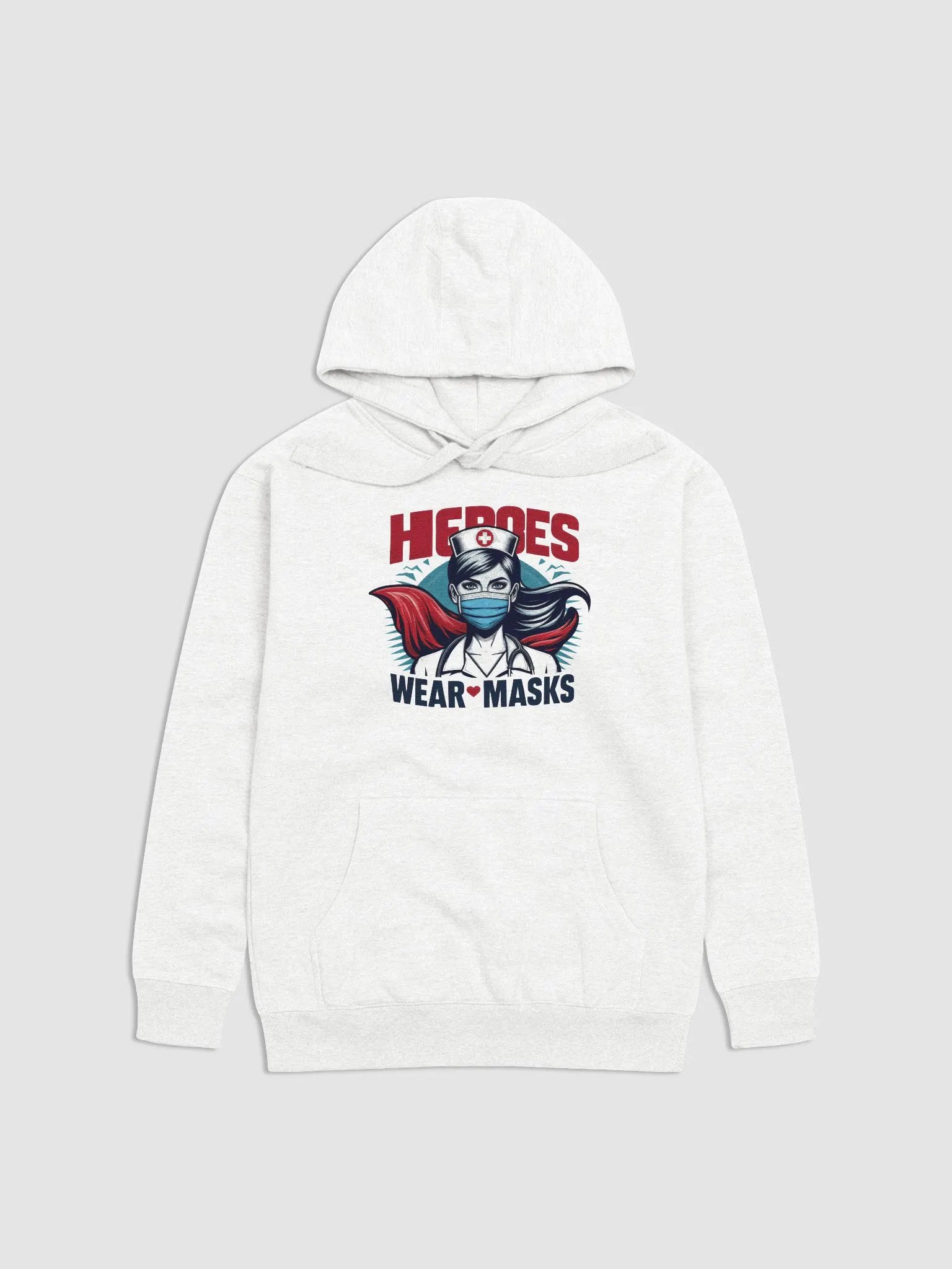 Heroes Wear Masks Illustrated Hoodie product image (1)