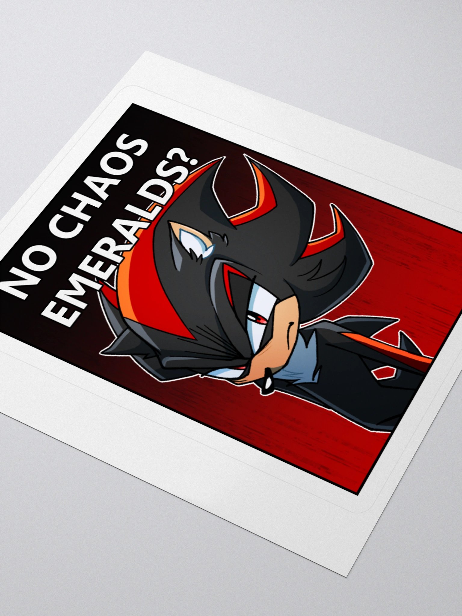 No Chaos Emeralds Sticker product image (3)