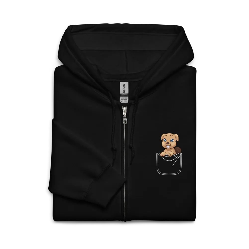 Pocket Beaver Zip Hoodie product image (3)