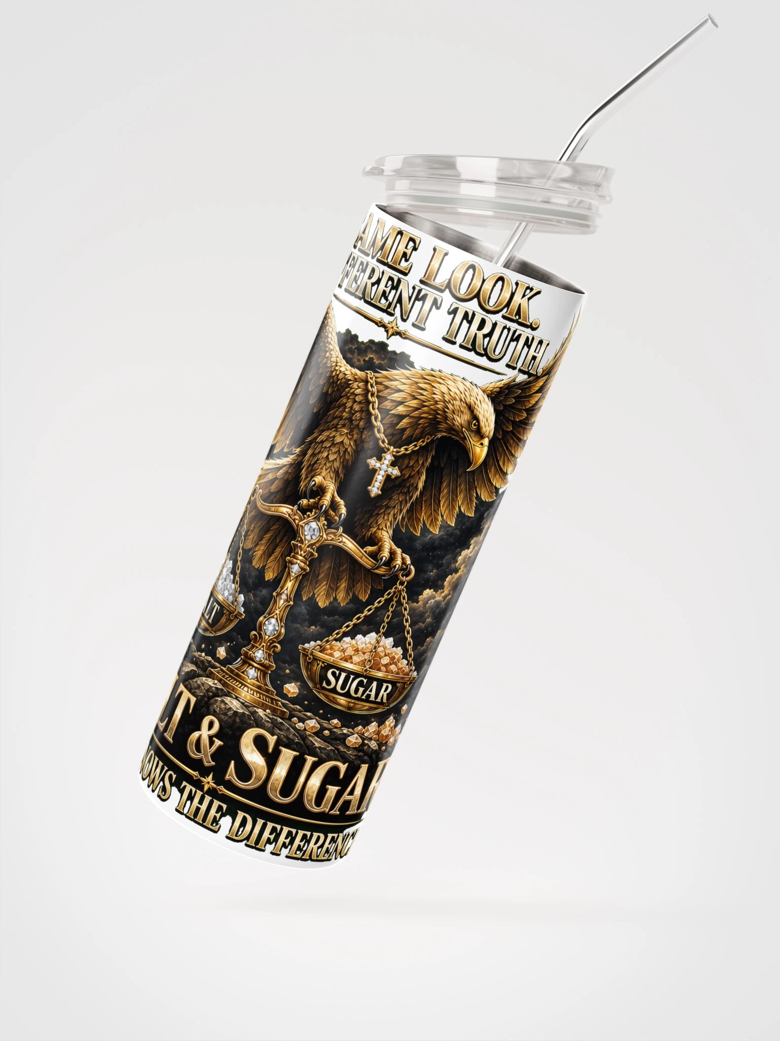 RBF Salt & Sugar — Different Truth White Tumbler product image (2)
