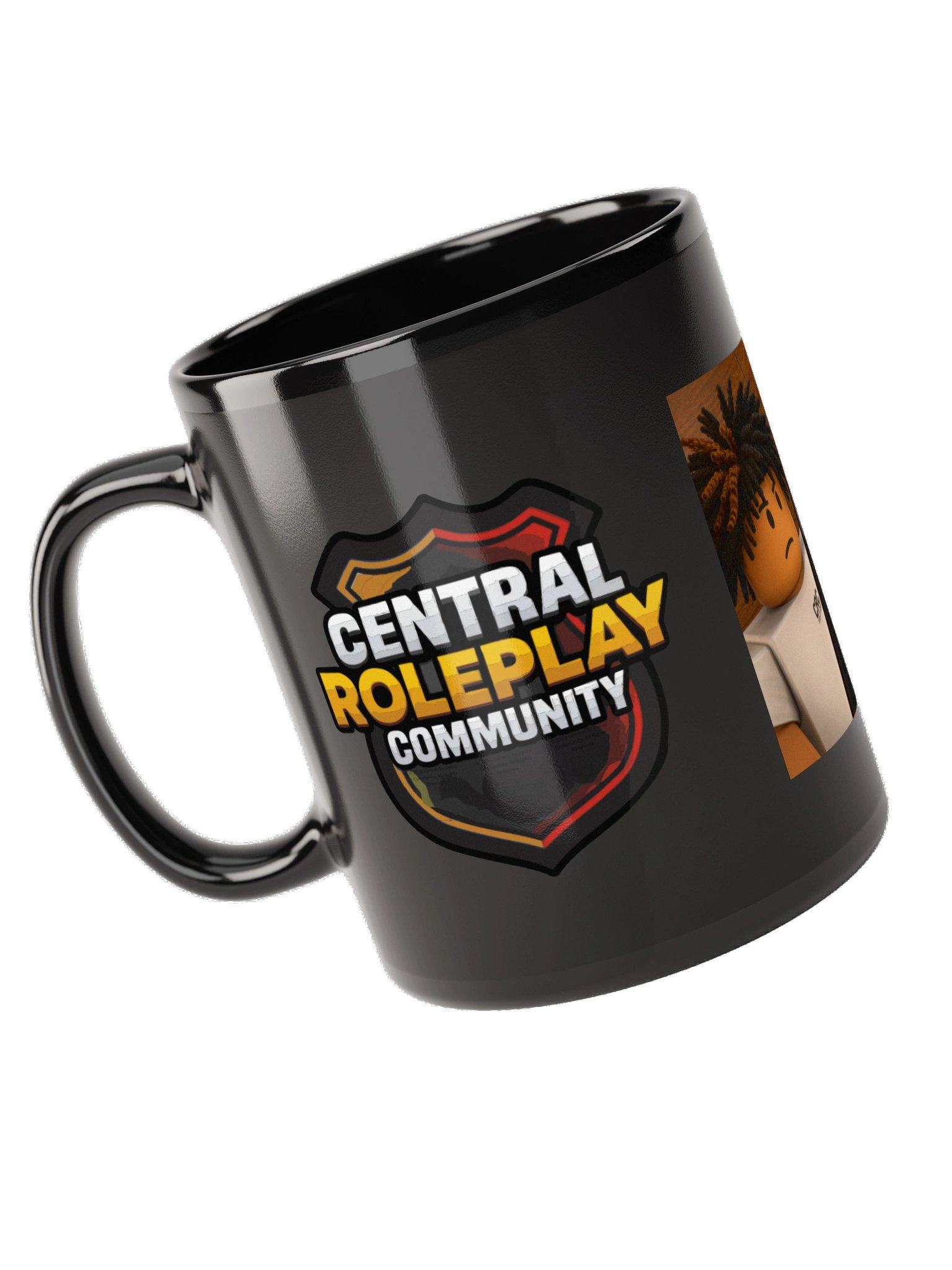 Central Roleplay Community Black Glossy Mug product image (10)