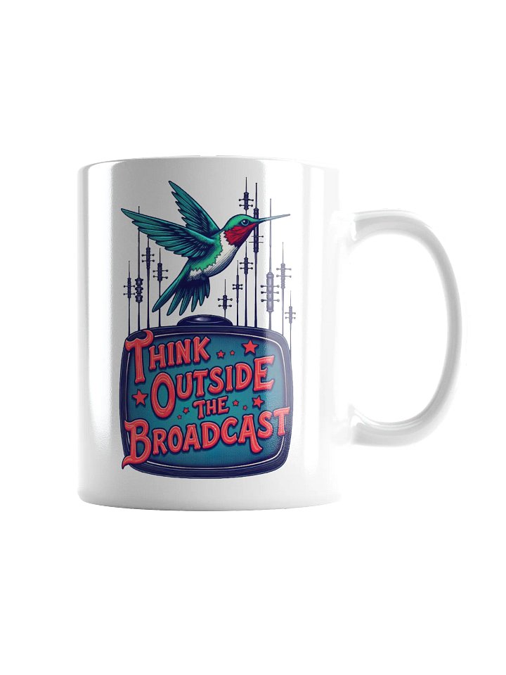 Think Outside The Broadcast Mug product image (2)