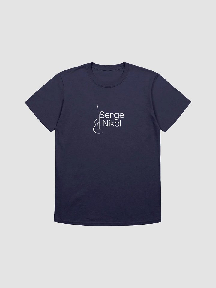 Serge Nikol Guitar Logo Unisex T-Shirt Navy product image (1)
