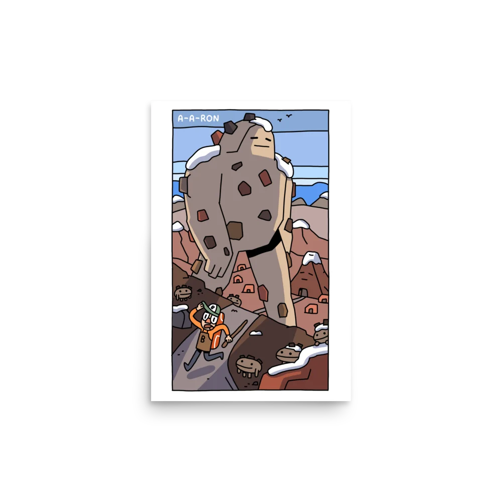 A-a-ron Poster Print product image (1)