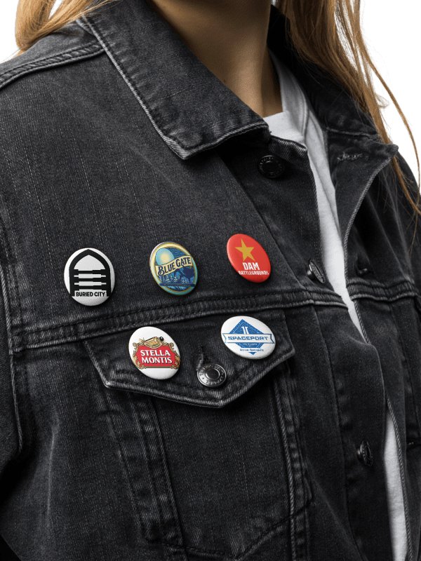Arc Raiders City Buttons (Pack of 5) product image (5)