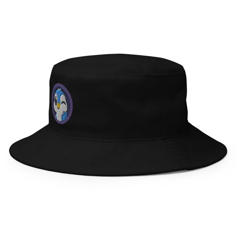 Peace Penguin Embroidered Bucket Hat product image (9)