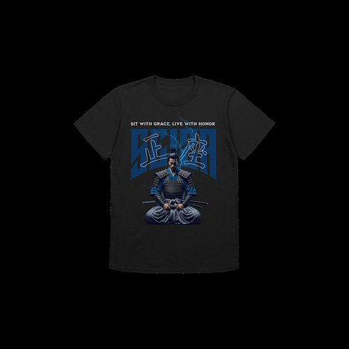 New samurai tees! 🔥 Seiza grace/honor, Samurai Resolve, Spirit Warrior, Stealth Assassin, Kiza honor, Scarlet Ronin, Hagakure...