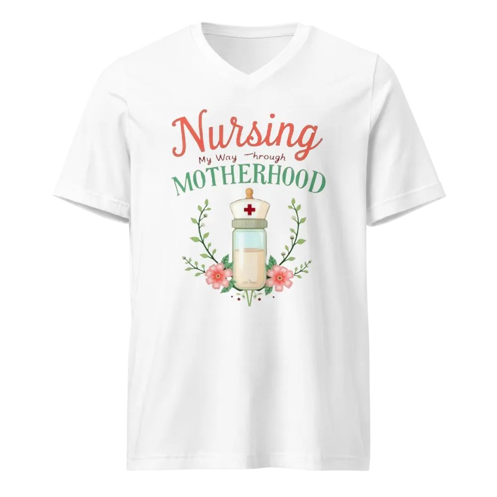 Nurse Mom V-Neck Tee product image (5)