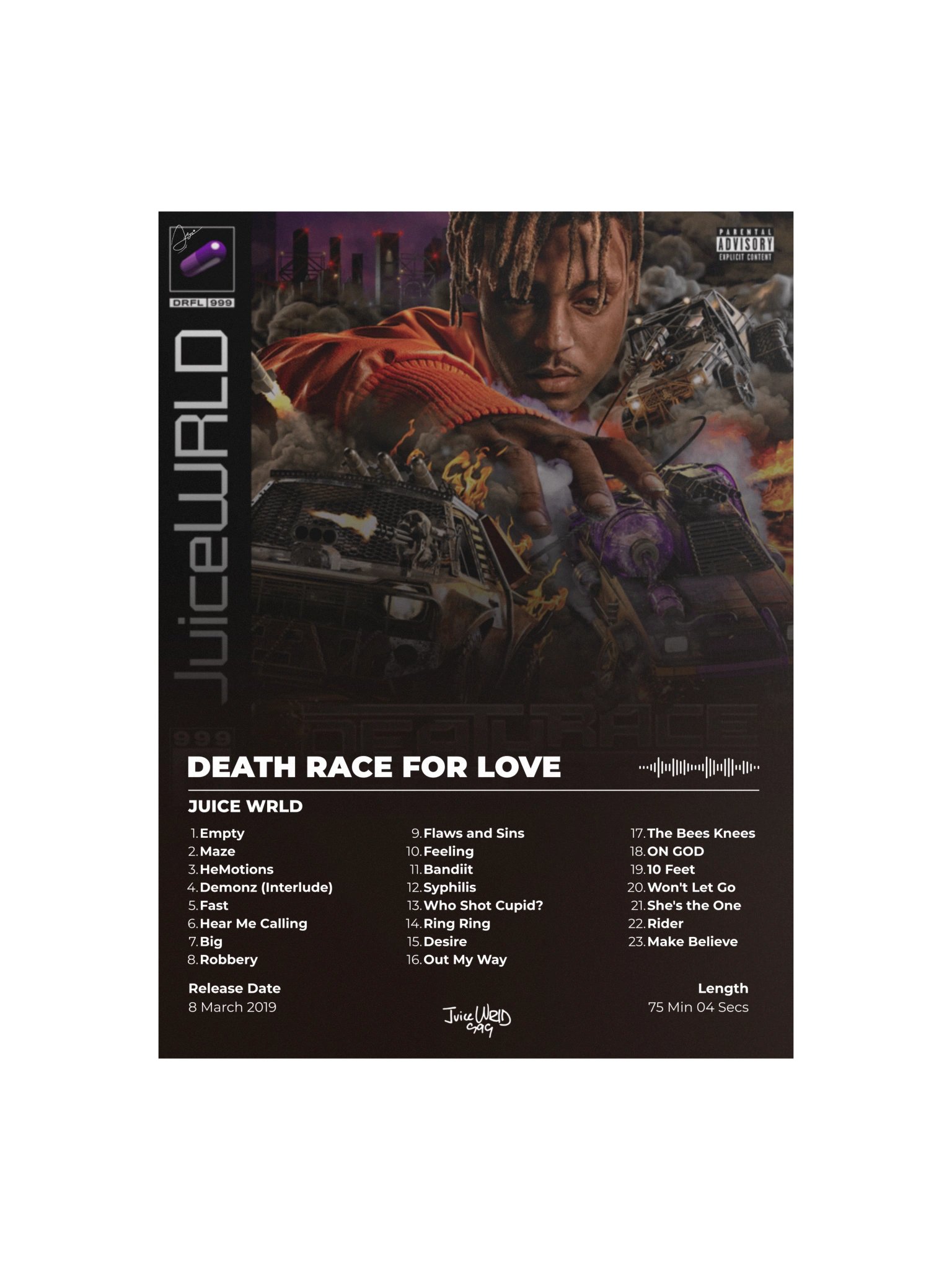 Death Race for Love Poster product image (1)