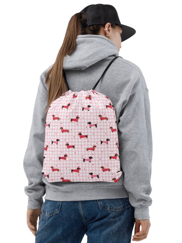 Darling Dachshund Gym Drawstring Bag product image (1)