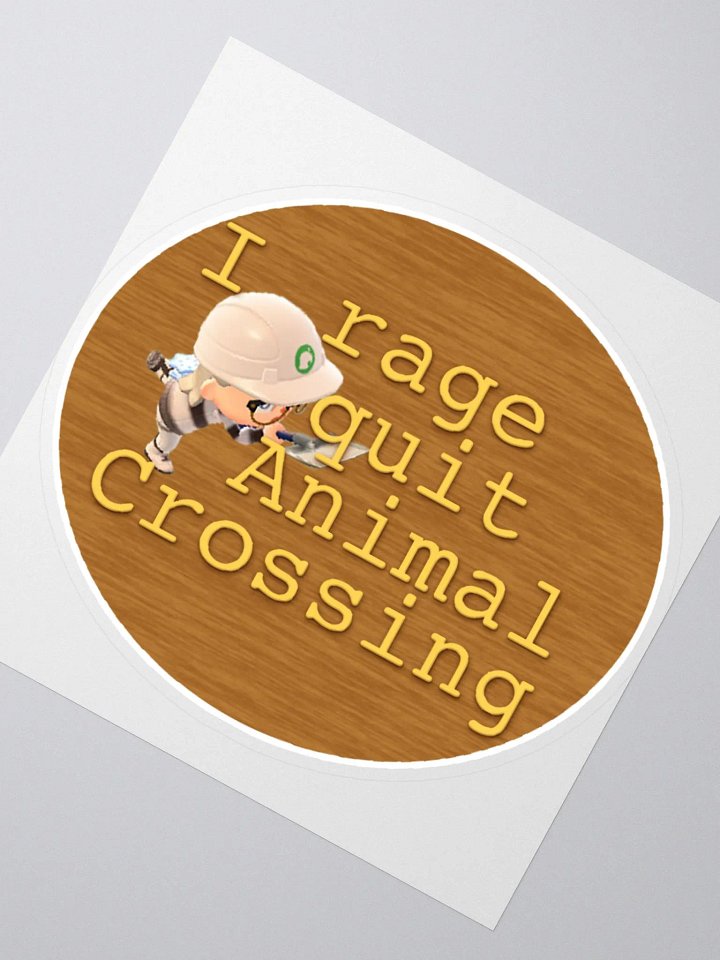 Waterscaping Rage Quit Sticker product image (2)