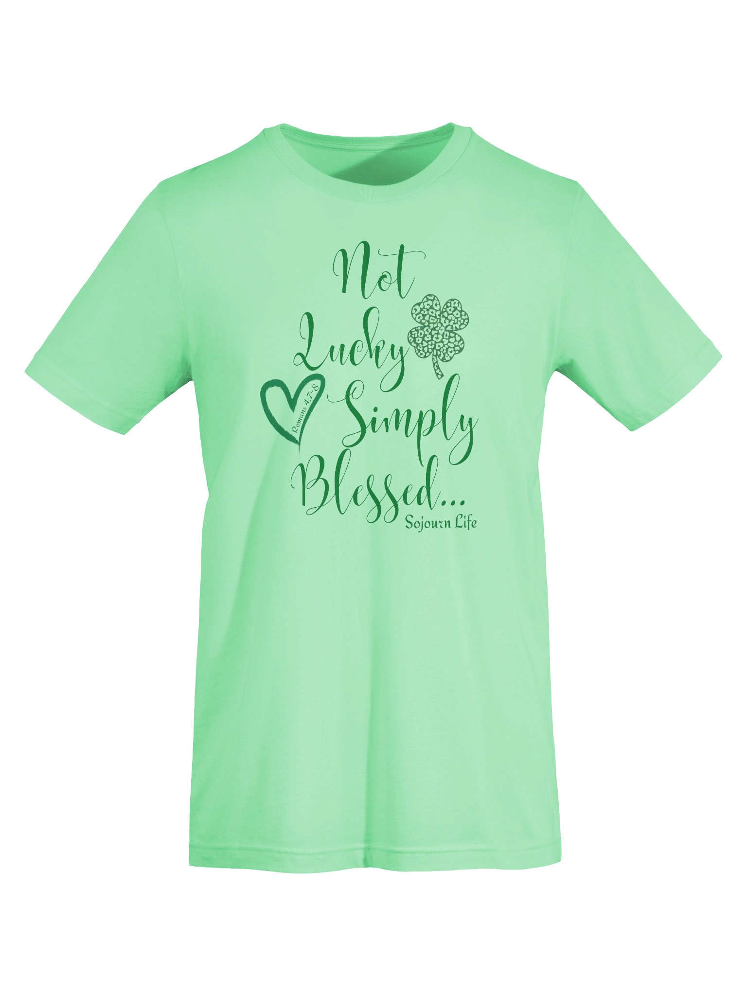 Not Lucky Blessed - Sojourn Life Ladies Soft TShirt product image (47)