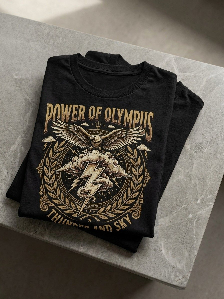Zeus Thunder T-Shirt – Greek Mythology Shirt, Power of Olympus product image (1)