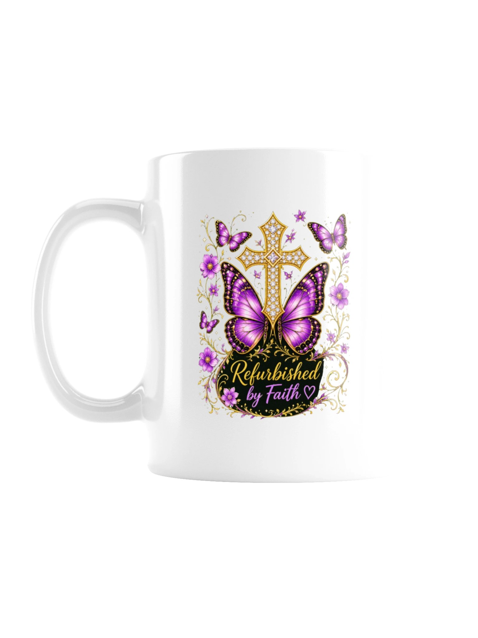Elegant Cross Butterfly Mug product image (1)