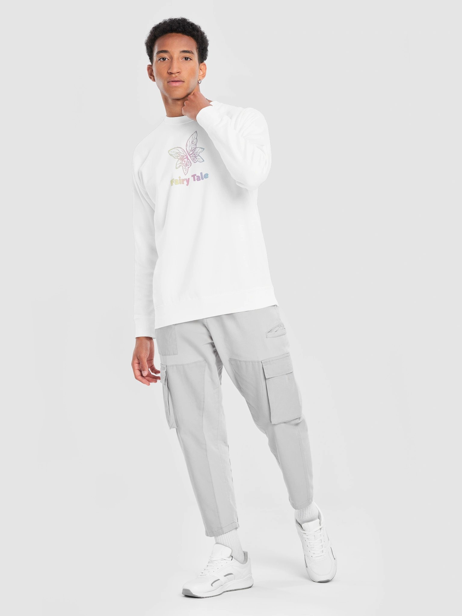 Rainbow Fairy Wings Adult Sweatshirt product image (41)