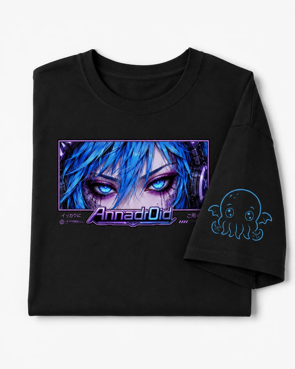 Annadroid Neon Cyberpunk Tee product image (3)