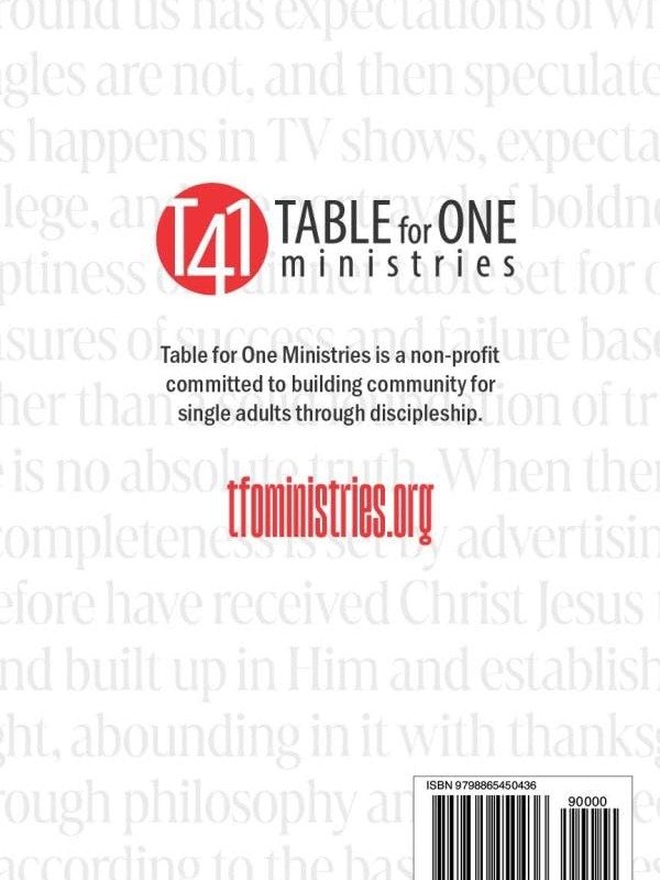 Embrace the Table: Be Complete in Christ! A Small Group Study for Singles product image (3)