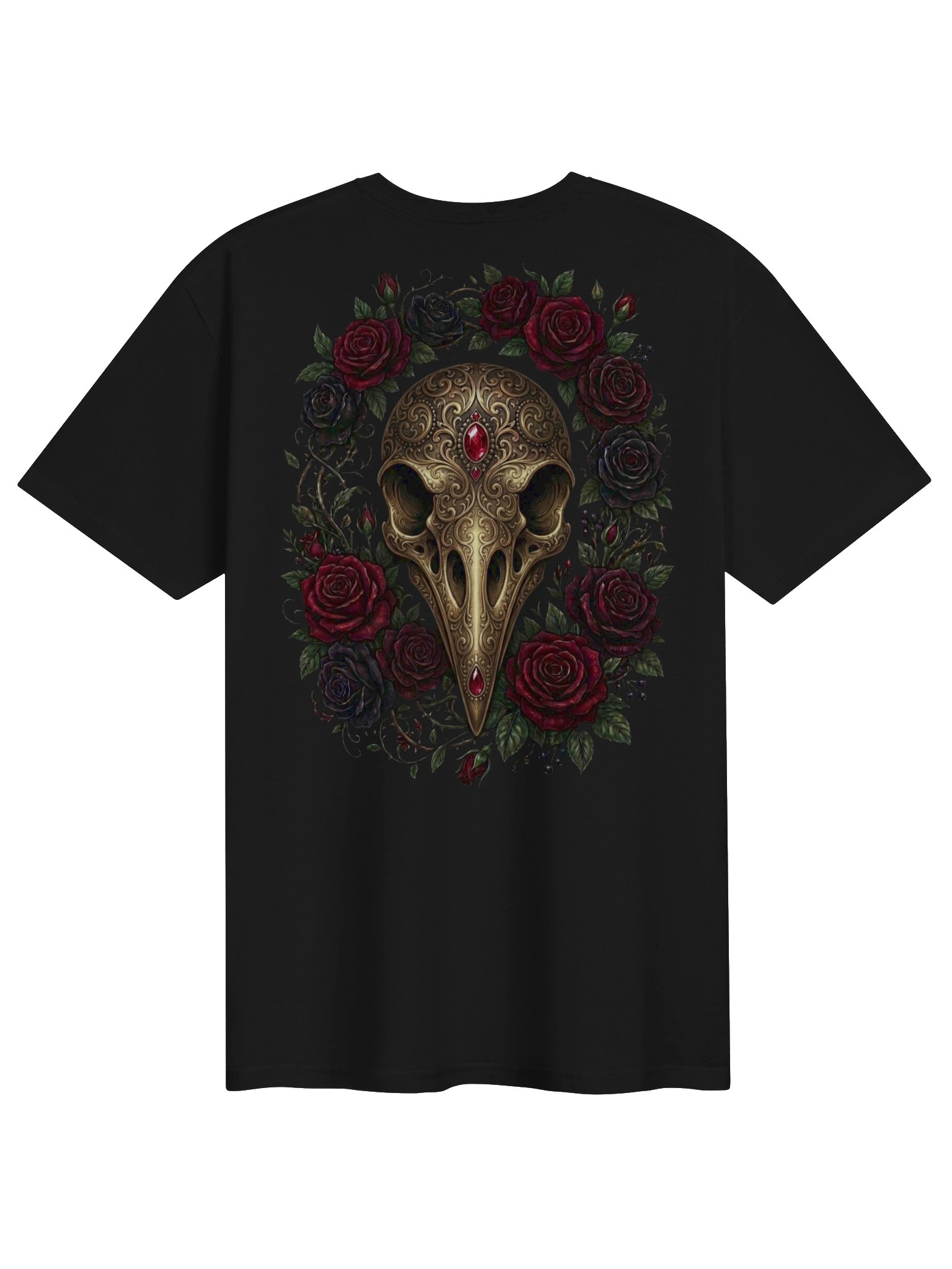 Raven Rose Gold Gothic Tee product image (2)