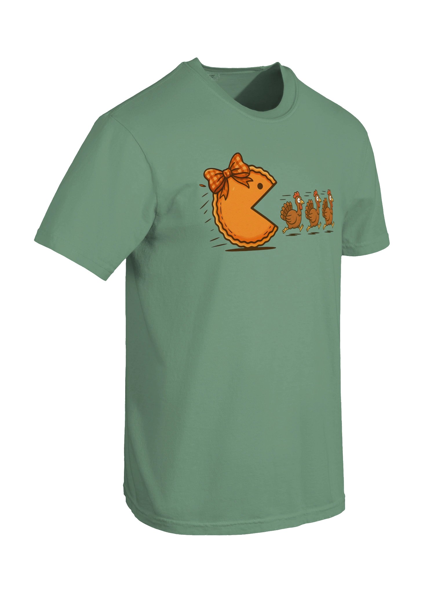 Turkey Chase Thanksgiving T-Shirt product image (7)